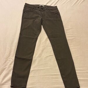 CAbi Women's Skinny Jeans in Olive